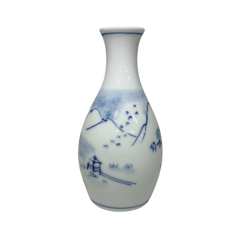 【先行予約販売】太田和彦監修 酒器「山水徳利盃揃え」（徳利・盃セット）