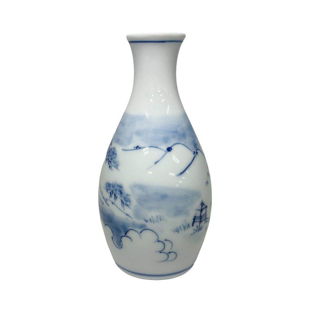 【先行予約販売】太田和彦監修 酒器「山水徳利盃揃え」（徳利・盃セット）